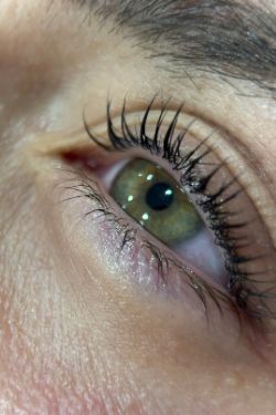 Rehaussement de cils - après